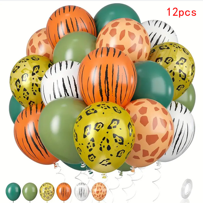 Baby Nursery Jungle Theme - Balony na imprezę w stylu dżungli,