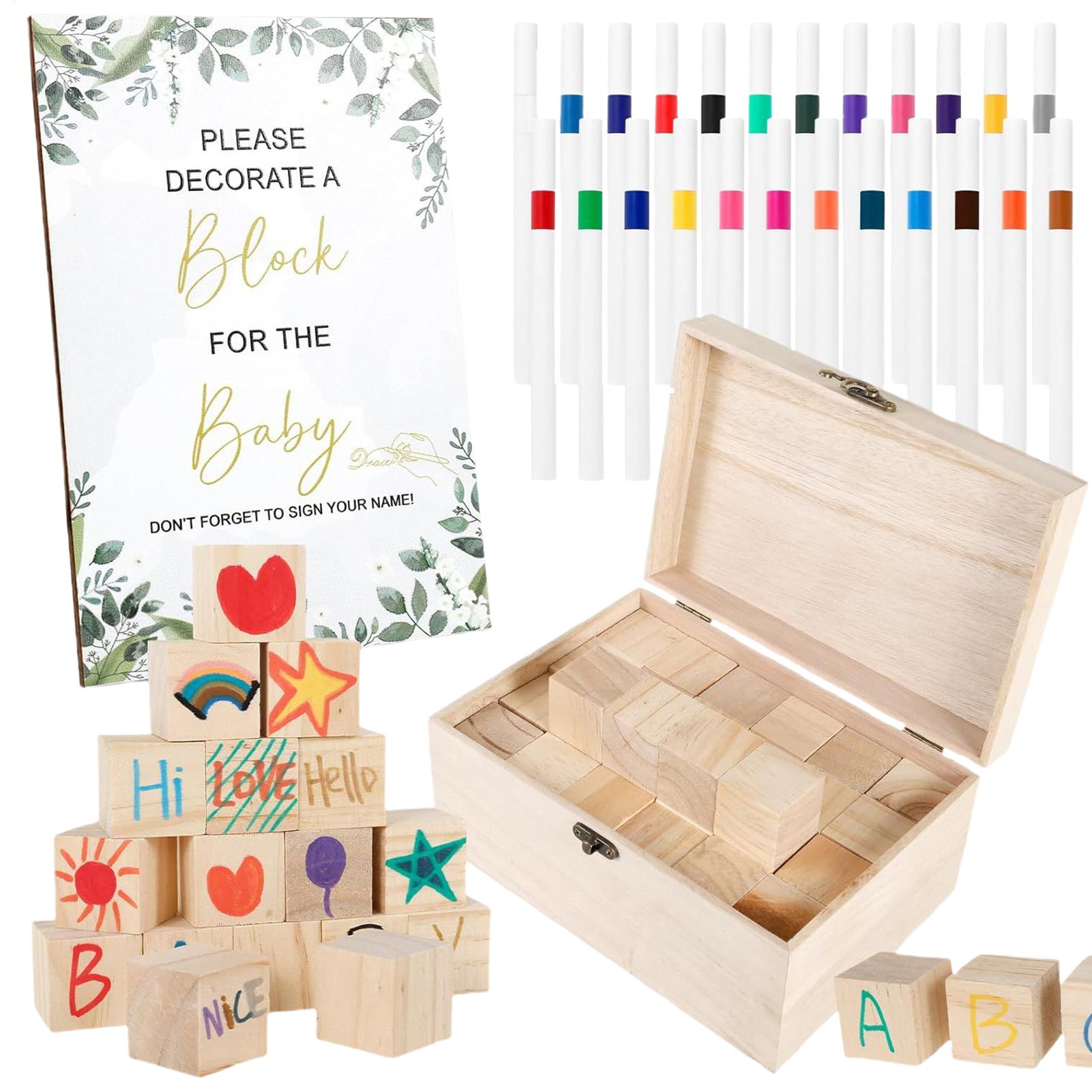 Baby Nursery Games - Zestaw dekoracji na baby shower z