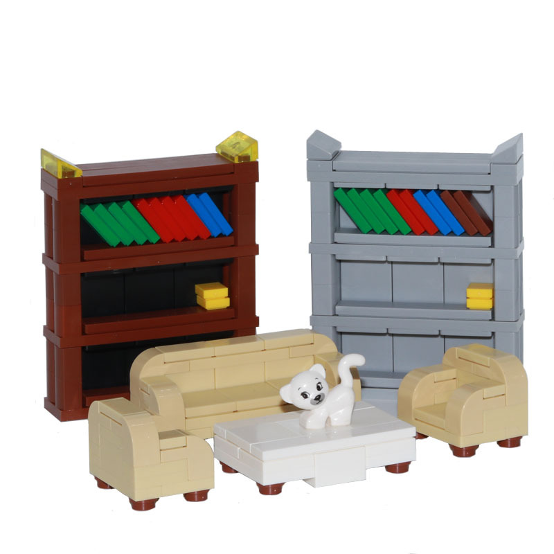 Baby Bookshelf Small - Figurki Akcji Miejskie, Zestaw Mebli, Zabawki,