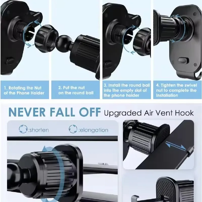 Uchwyt samochodowy na telefon, – Mobile Hanger Arm recenzja i cena