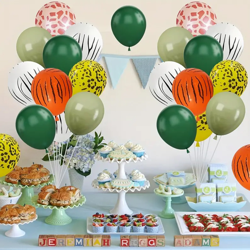 Balony na imprezę w stylu dżun – Baby Nursery Jungle Theme recenzja i cena