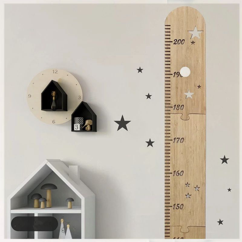 5 arkuszy Nordic drewniane wyk – Baby Nursery Stickers recenzja i cena