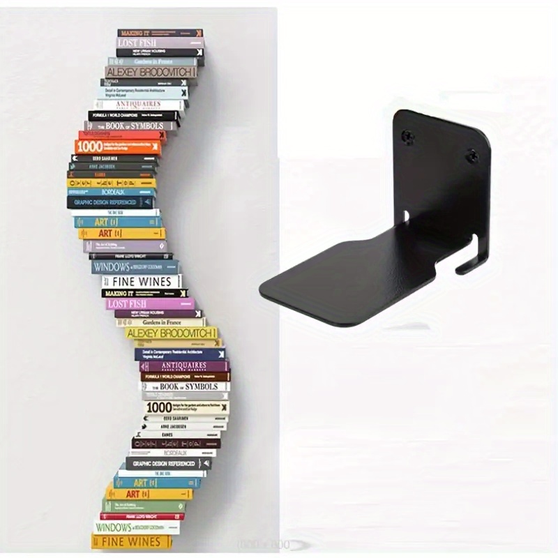 4 szt. Matowe czarne metalowe  – Baby Bookshelf Small recenzja i cena