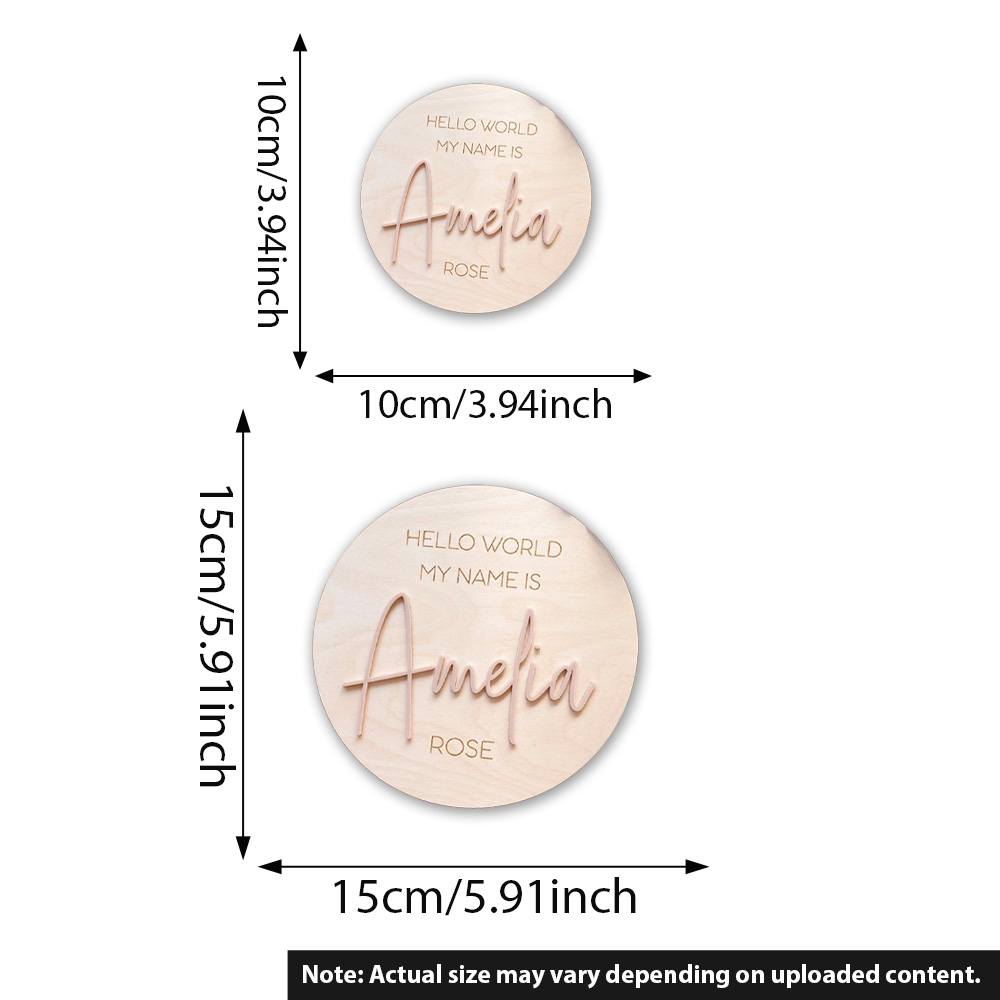 Personalizowana drewniana tabl – Baby Nursery Name Sign recenzja i cena