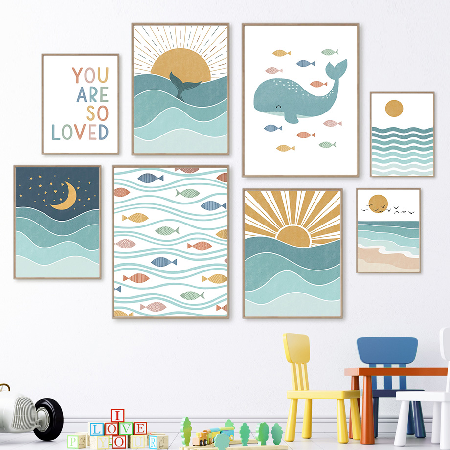 Obraz na płótnie 2D Ryba Wielo – Baby Girl Nursery Quotes recenzja i cena