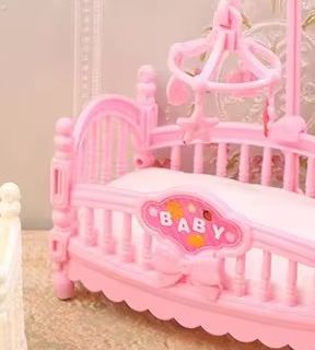 1:12 Miniaturowe łóżeczko dla  – Baby Nursery Games recenzja i cena