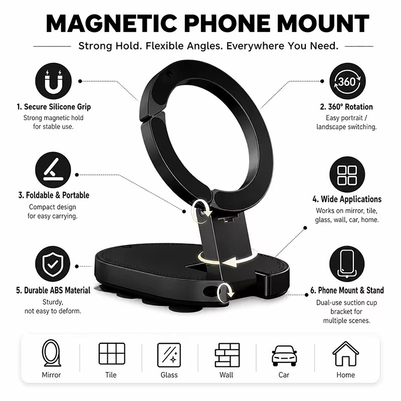 Magnetyczny składany stojak na – Mobile Hanger Arm recenzja i cena