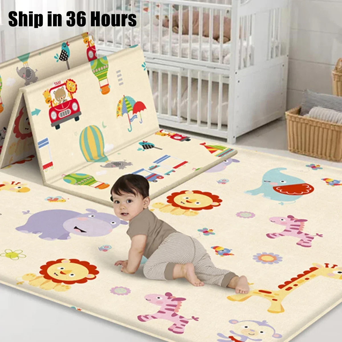 Składany dywan dla dzieci Mata – Baby Nursery Games recenzja i cena