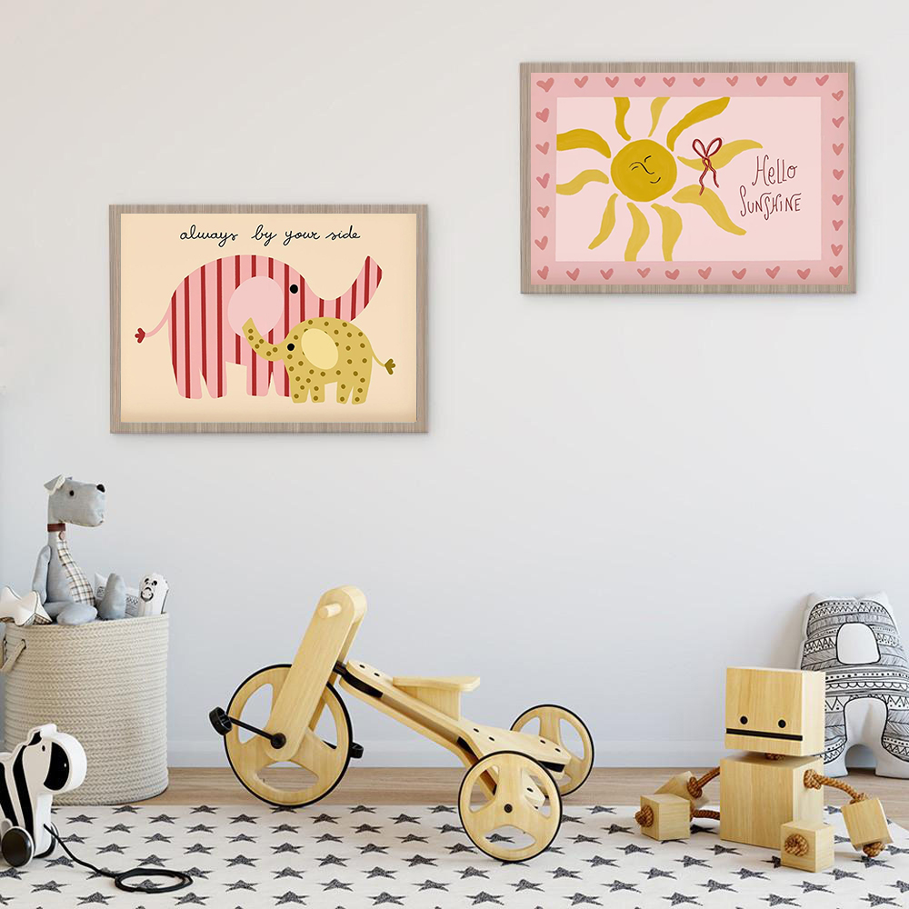 Króliczek Wróżka Łabędź Grafik – Baby Girl Nursery Quotes recenzja i cena
