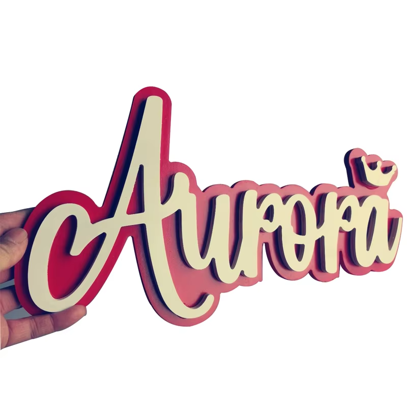 Drewniana Tabliczka z Imieniem – Baby Nursery Name Letters recenzja i cena