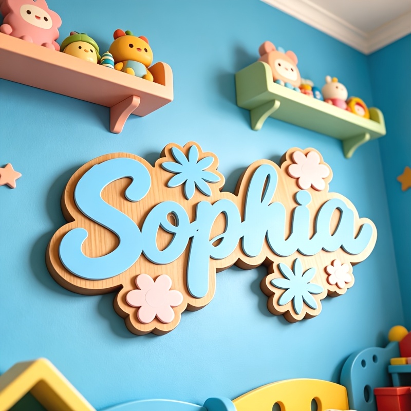 Spersonalizowana tabliczka z i – Baby Nursery Name Sign recenzja i cena
