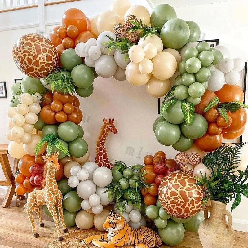 Zestaw girlandy balonowej w ko – Baby Nursery Jungle Theme recenzja i cena