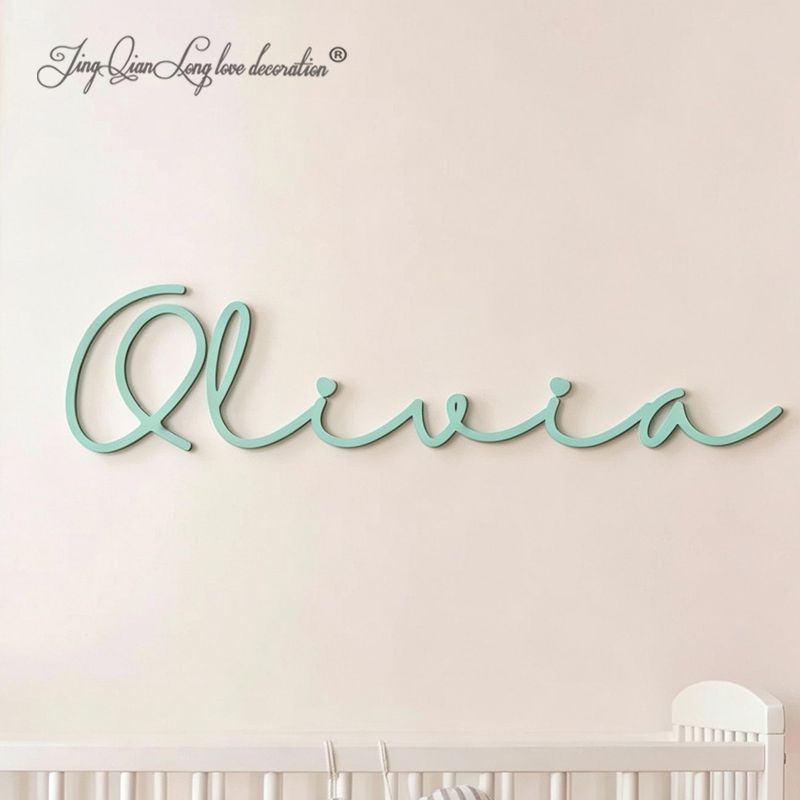 Drewniana tabliczka z imieniem – Baby Nursery Name Sign recenzja i cena