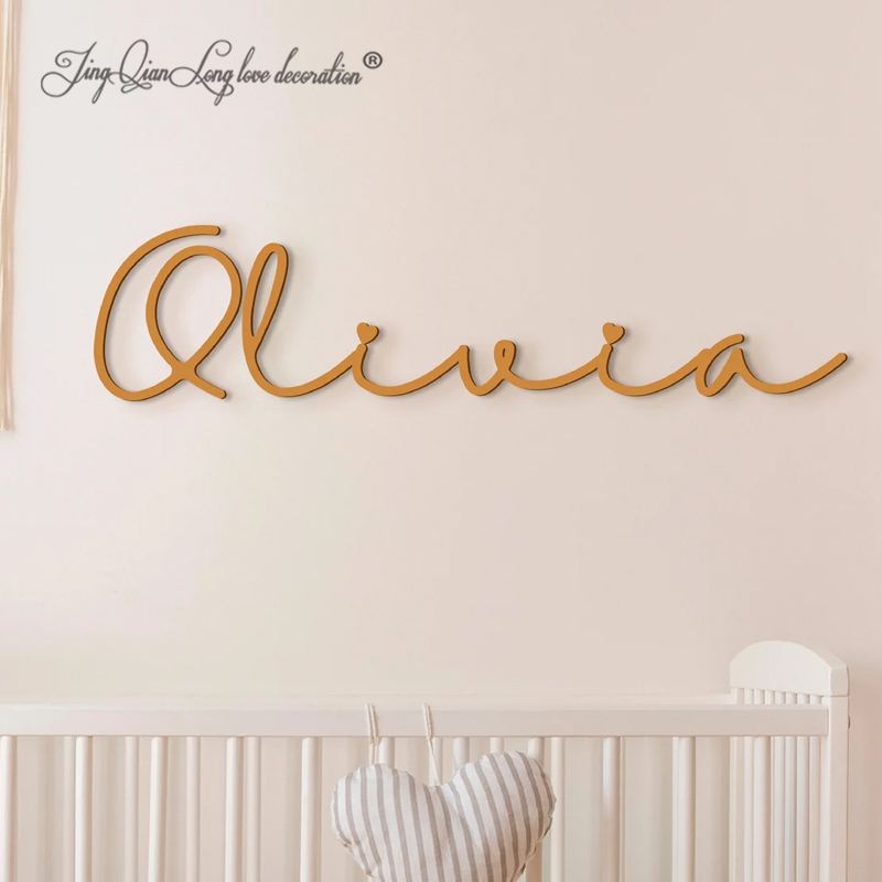 Drewniana tabliczka z imieniem – Baby Nursery Name Sign recenzja i cena