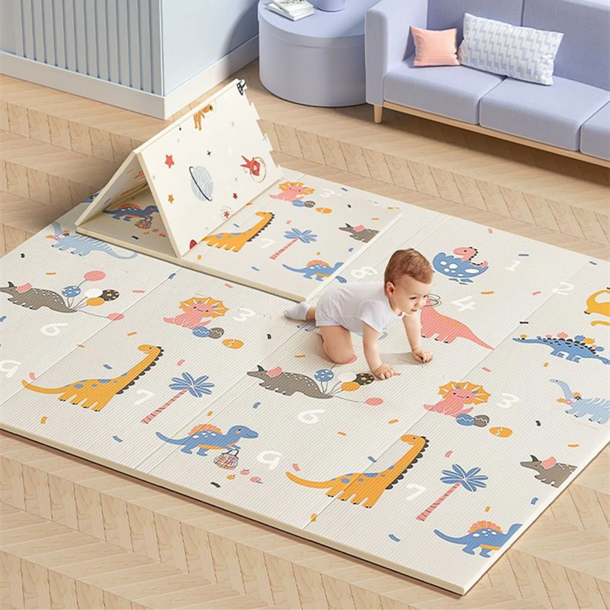 Składany, nietoksyczny dywan d – Baby Nursery Games recenzja i cena