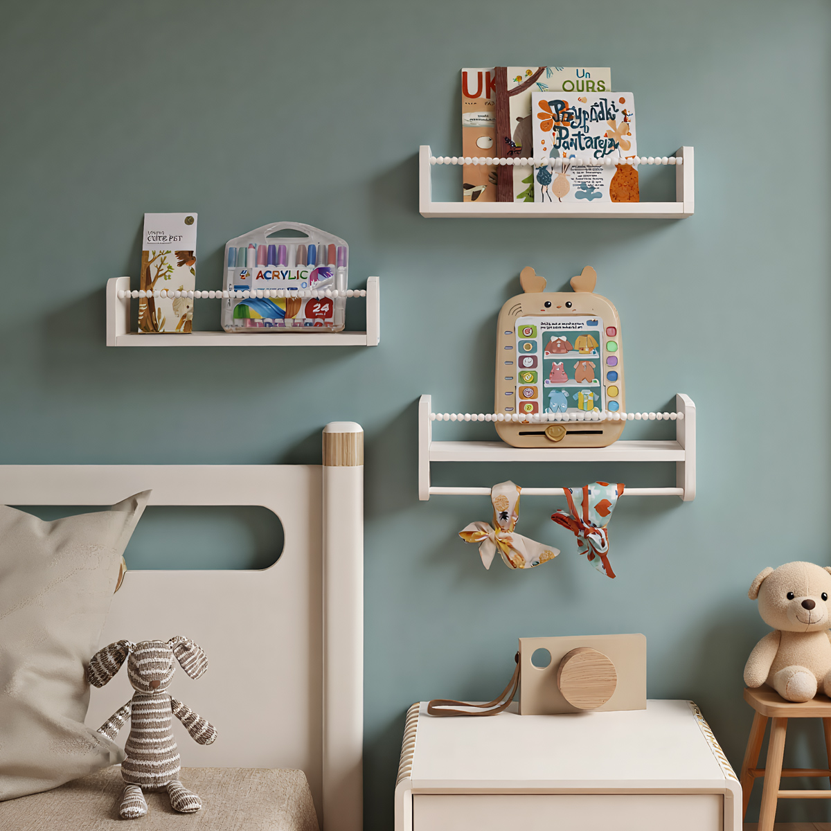Półki wiszące na książki do po – Baby Bookshelf Small recenzja i cena