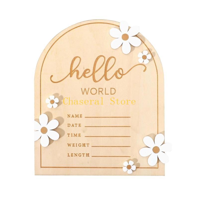 Drewniana tabliczka z imieniem – Baby Nursery Name Sign recenzja i cena