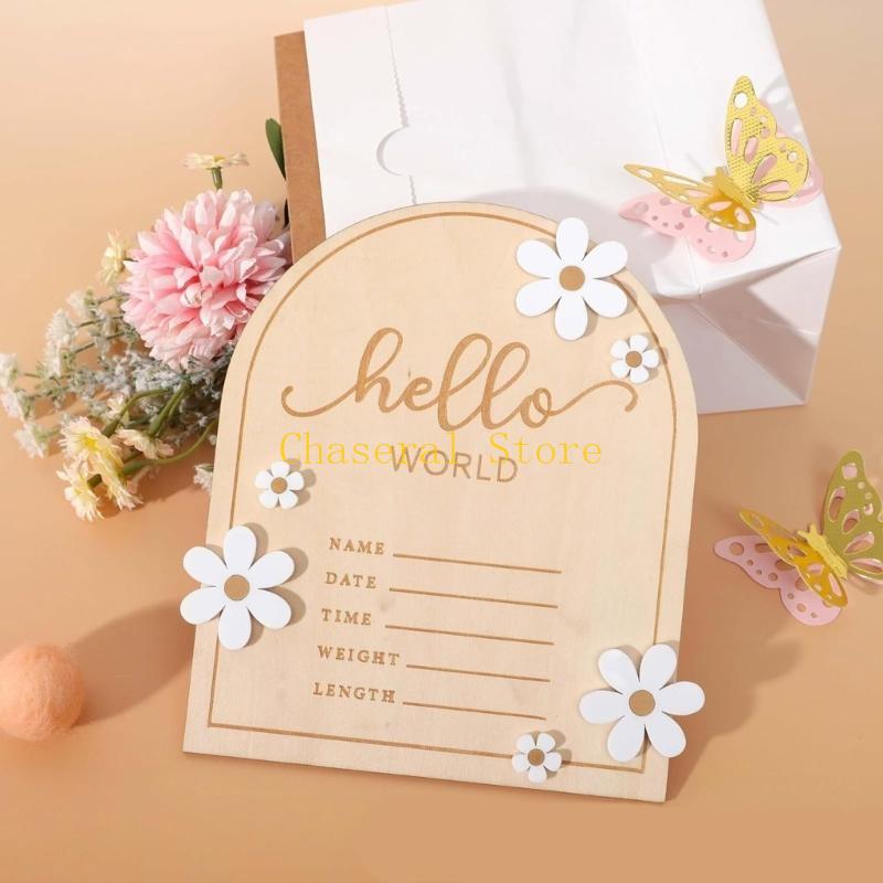 Drewniana tabliczka z imieniem – Baby Nursery Name Sign recenzja i cena