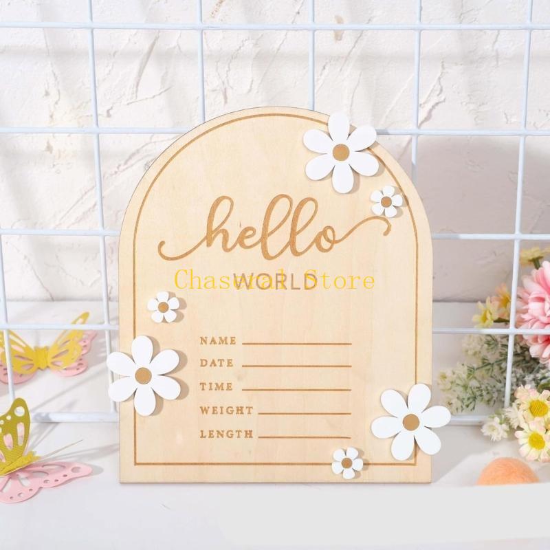 Drewniana tabliczka z imieniem – Baby Nursery Name Sign recenzja i cena