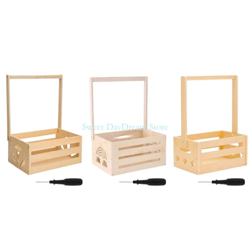 Y88C Drewniane prysznice dla d – Baby Nursery Organiser recenzja i cena